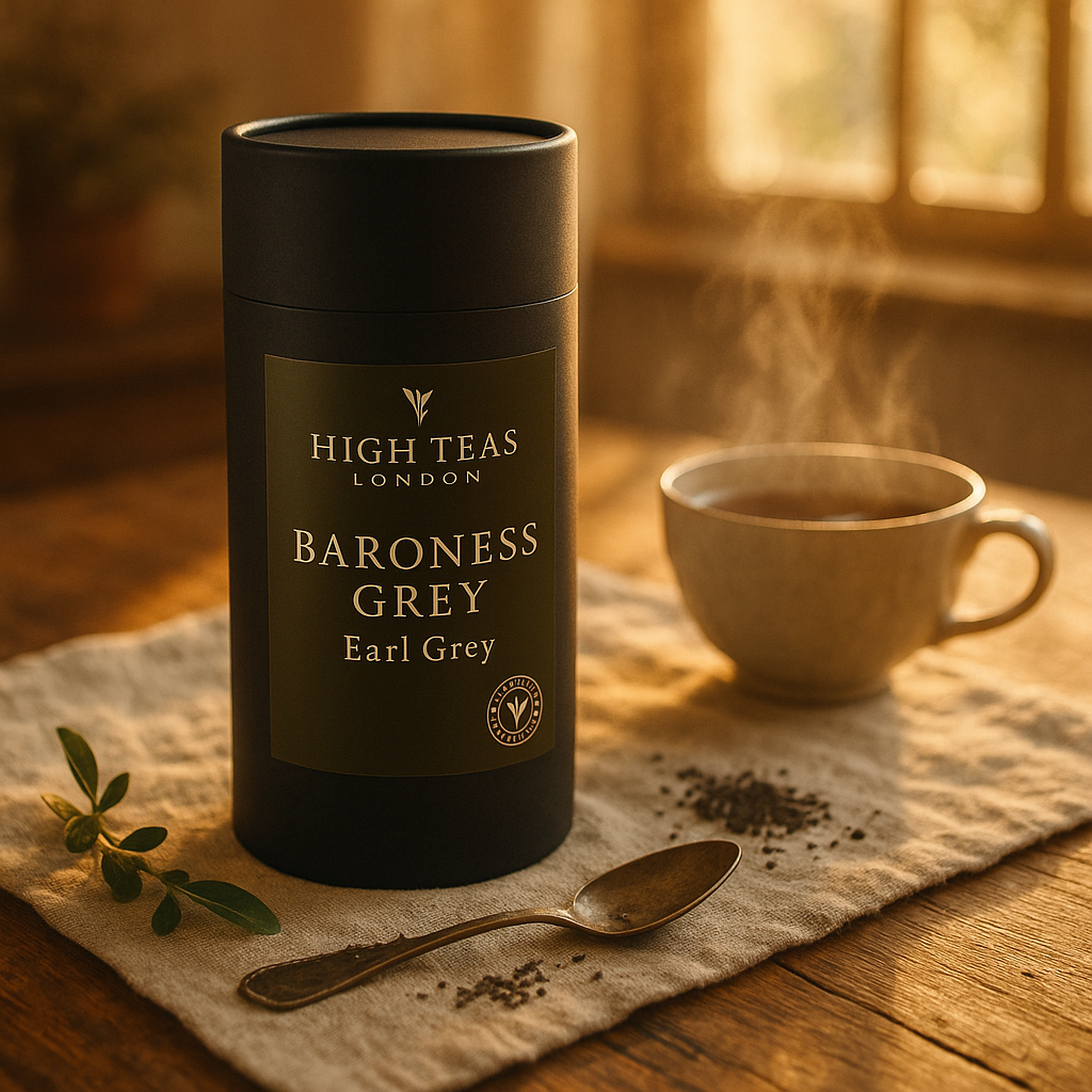 High Teas British loose-leaf tea sourced by father-and-daughter team Simon and Tash from Devon - single-estate, classic blends and herbal infusions at Sostter