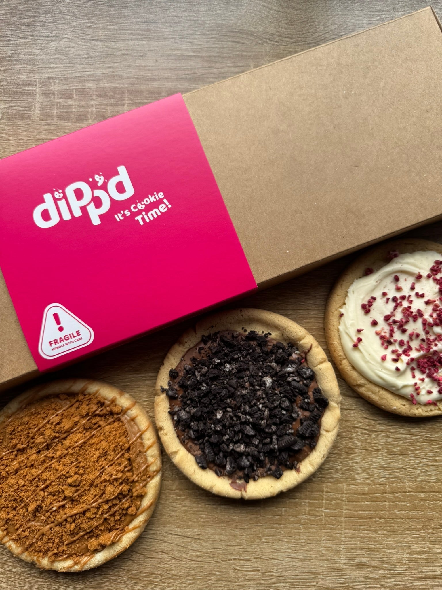 Dipp'd Cookies handmade American-style sugar cookies with thick buttercream — family bakery in Shropshire UK | Sostter