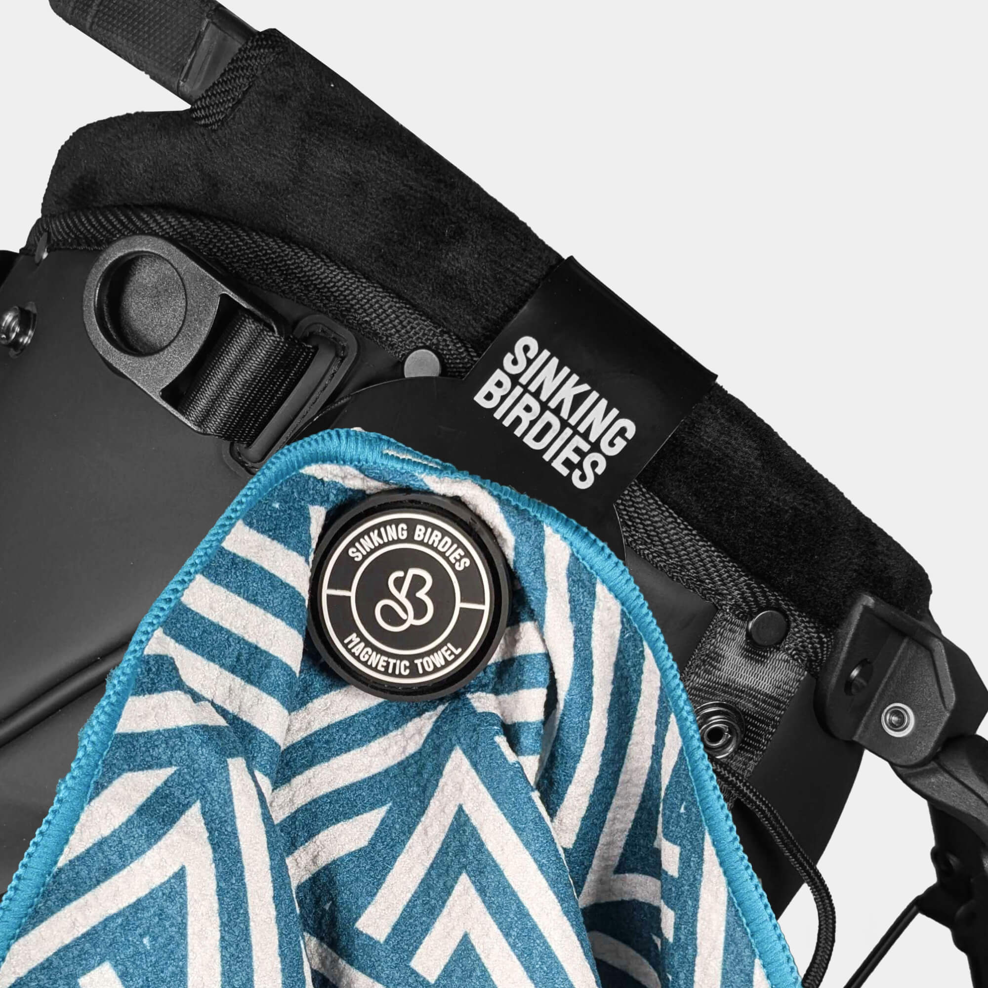Sinking Birdies premium golf accessories - cabretta leather golf gloves, magnetic towels and bold headcovers from an independent British golf brand at Sostter