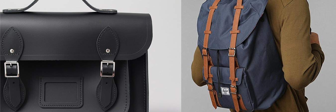 Men's bags and wallets from independent brands — backpacks, briefcases and messenger bags at Sostter