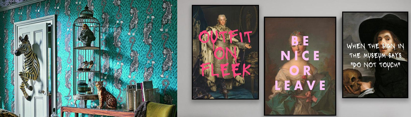 Wall art collection at Sostter - independent artists and designers including handmade geometric wall hangings and contemporary prints for modern interiors