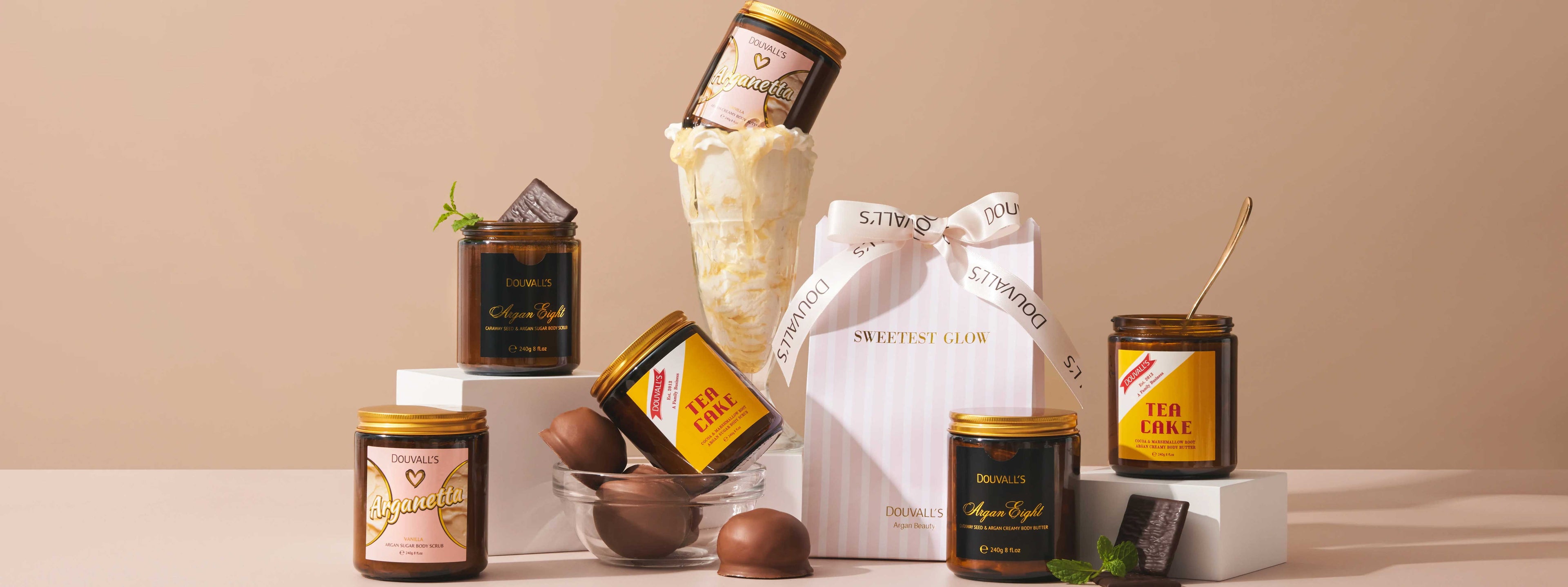 Discover Douvalls Beauty — award-winning organic argan oil skincare, haircare and makeup by mother and daughter Alicia and Georgia Douvall. Cruelty-free and ethically sourced.