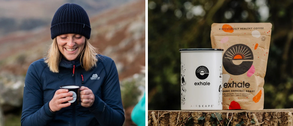 Exhale Coffee organic healthy specialty coffee — small-batch roasted in Brixton, B Corp certified and independently lab tested | Sostter