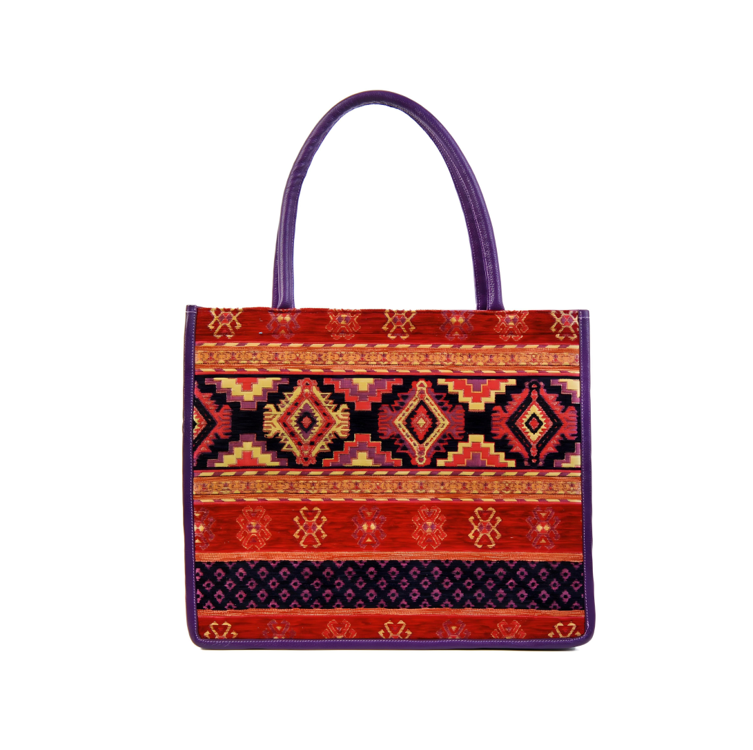 Shop JKEL hand made silk tote and shopper bags at Sostter
