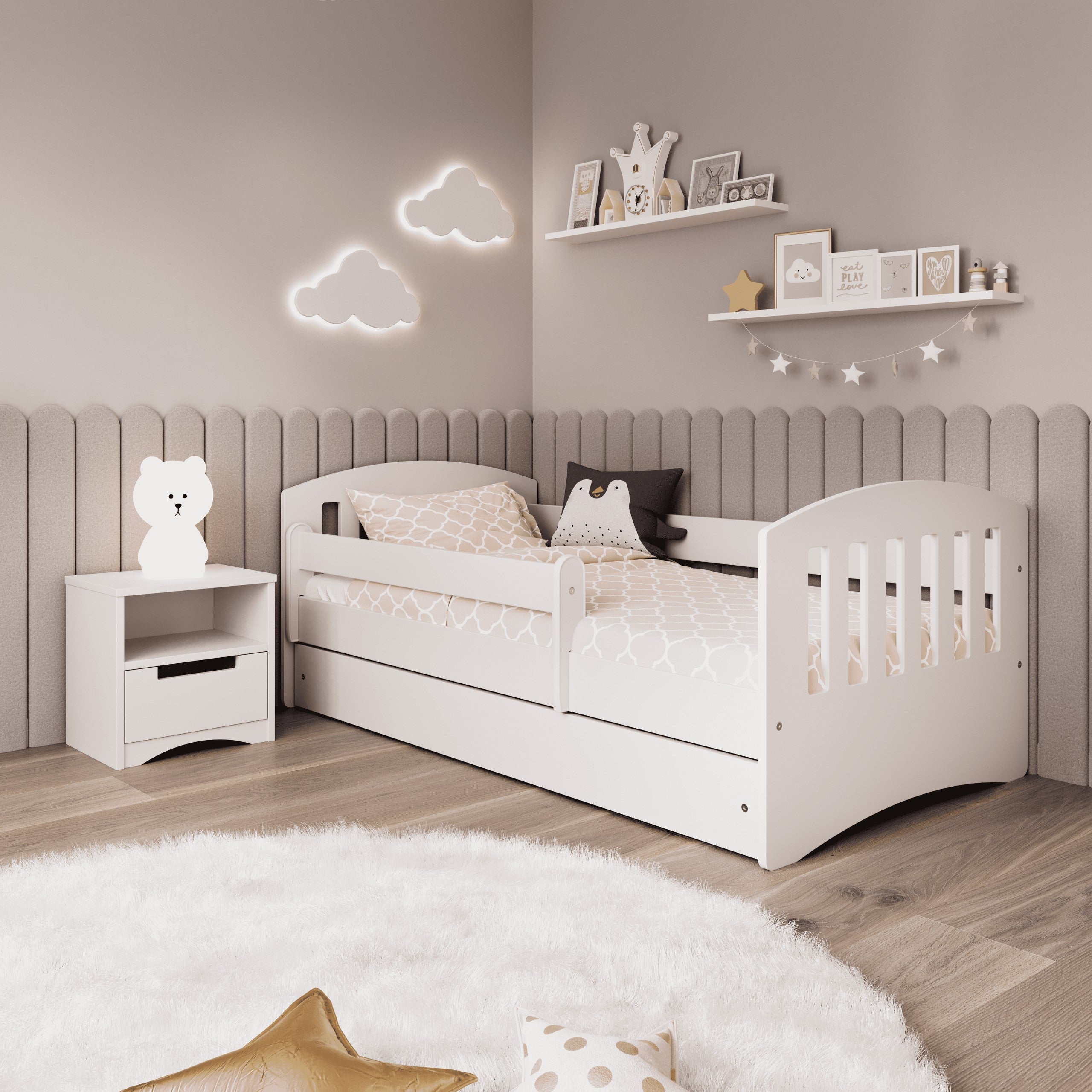 Kocot Kids Polish children's furniture - FSC-certified beds desks and storage units with rounded edges and hypoallergenic finishes at Sostter