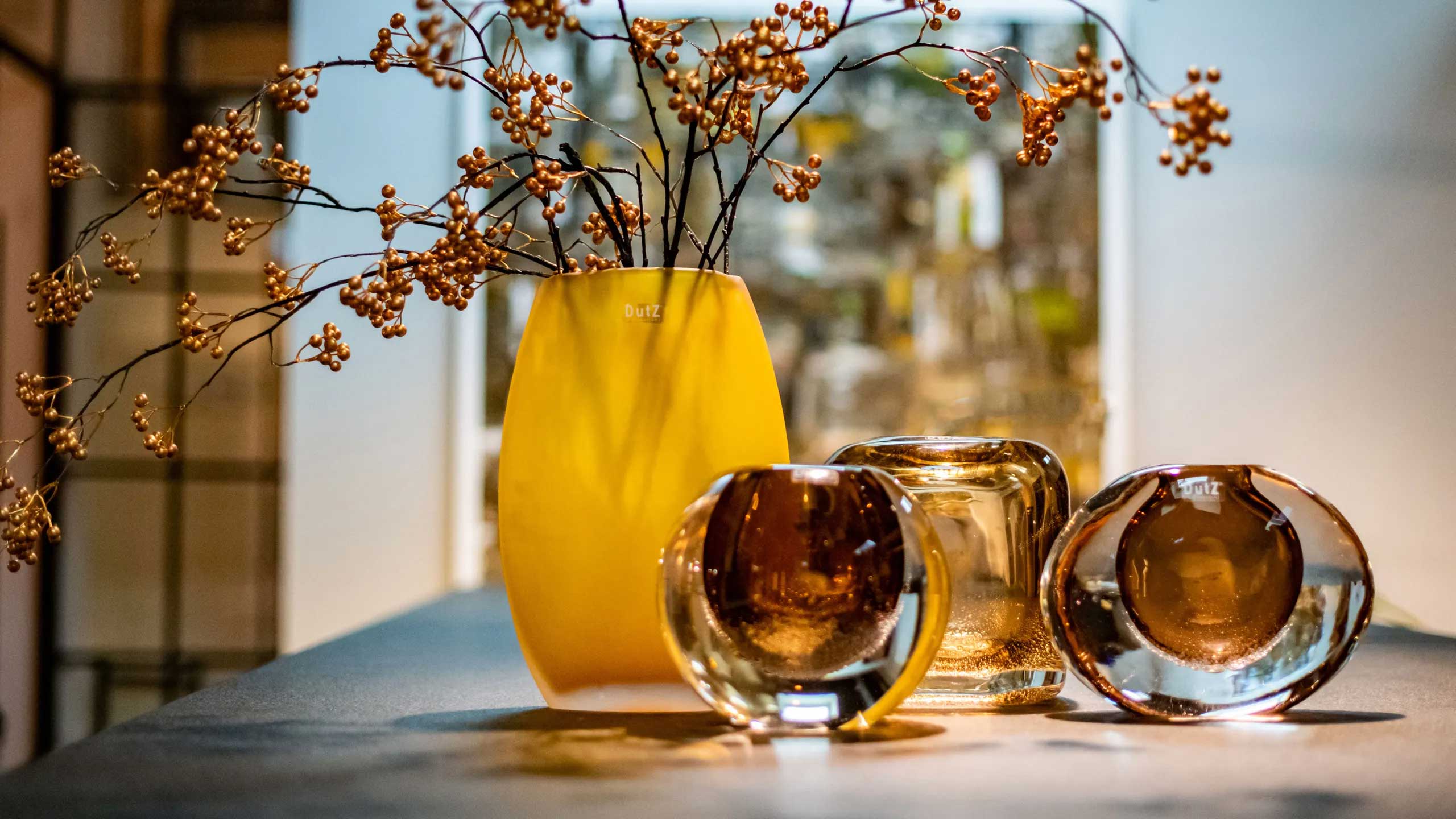 Lowlands Design hand blown glass homeware — vases, bowls and decorative pieces with charm and quiet character | Sostter