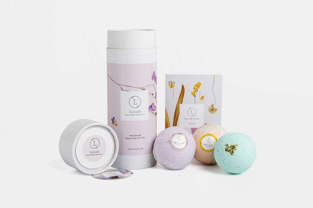 Lizush handmade natural spa and bath gift sets – independent US brand at Sostter