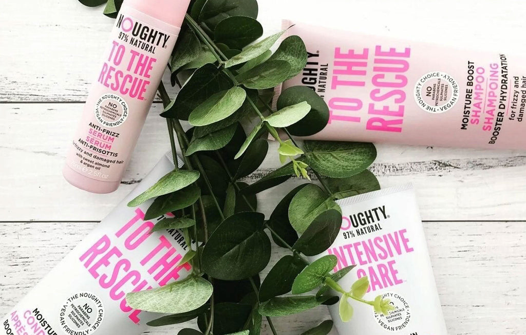 Noughty 97% natural vegan haircare from a UK brand co-founded by Rachel Parsonage and Lorna Mitchell in London in 2016 at Sostter