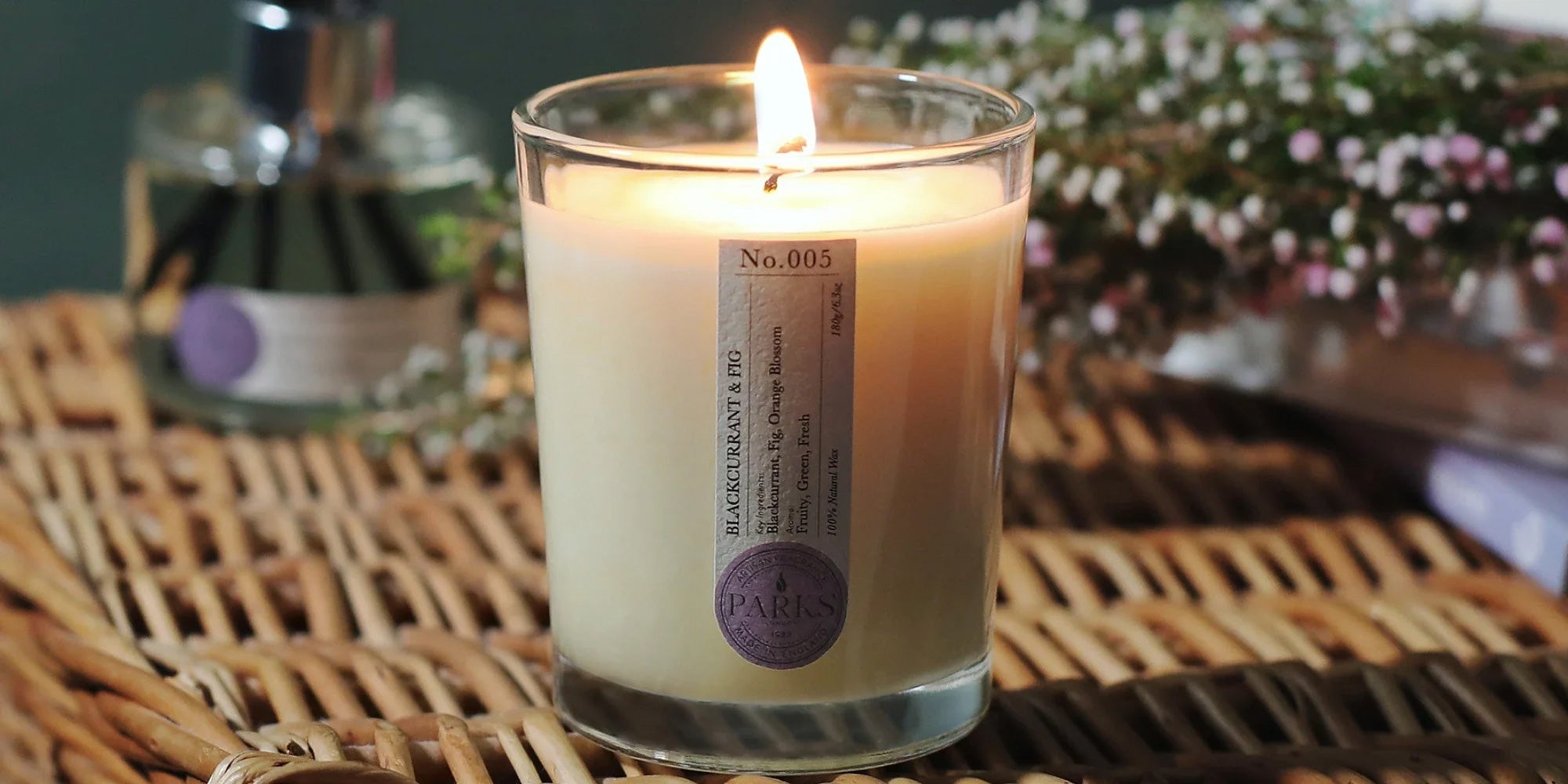 Parks Candles British luxury natural wax scented candles and reed diffusers - family-run independent brand since 1989 at Sostter