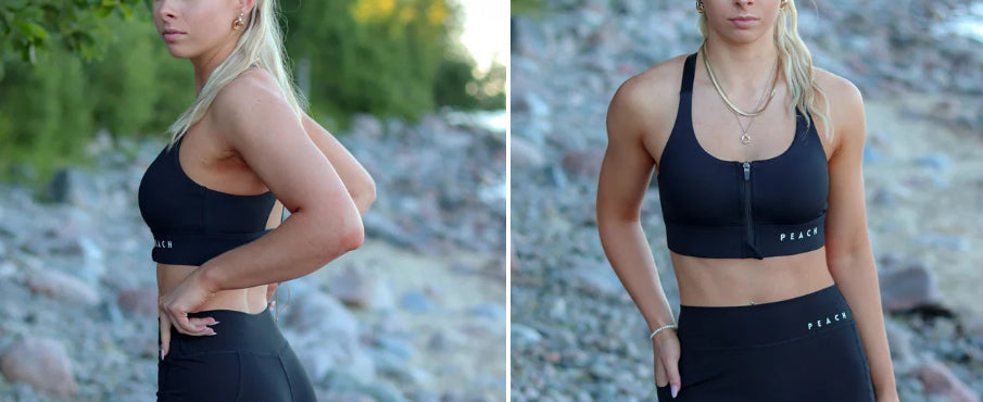 Peachlabel womens gymwear brand at Sostter