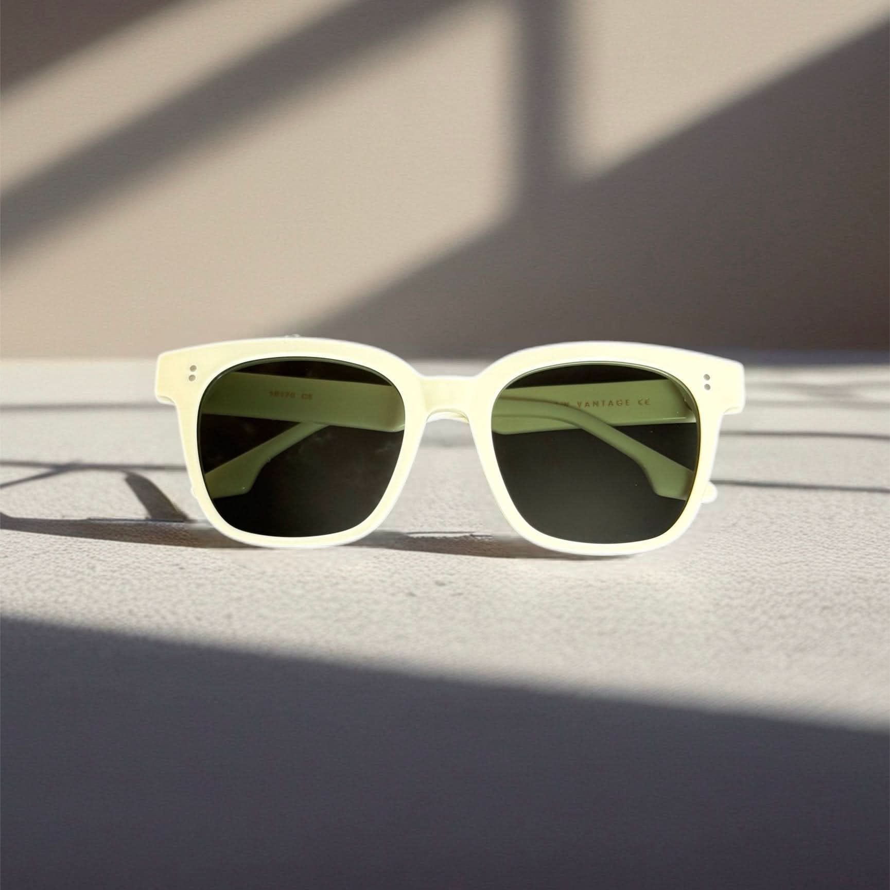 Contemporary New Vantage sunglasses with clean frame design and tinted lenses at Sostter