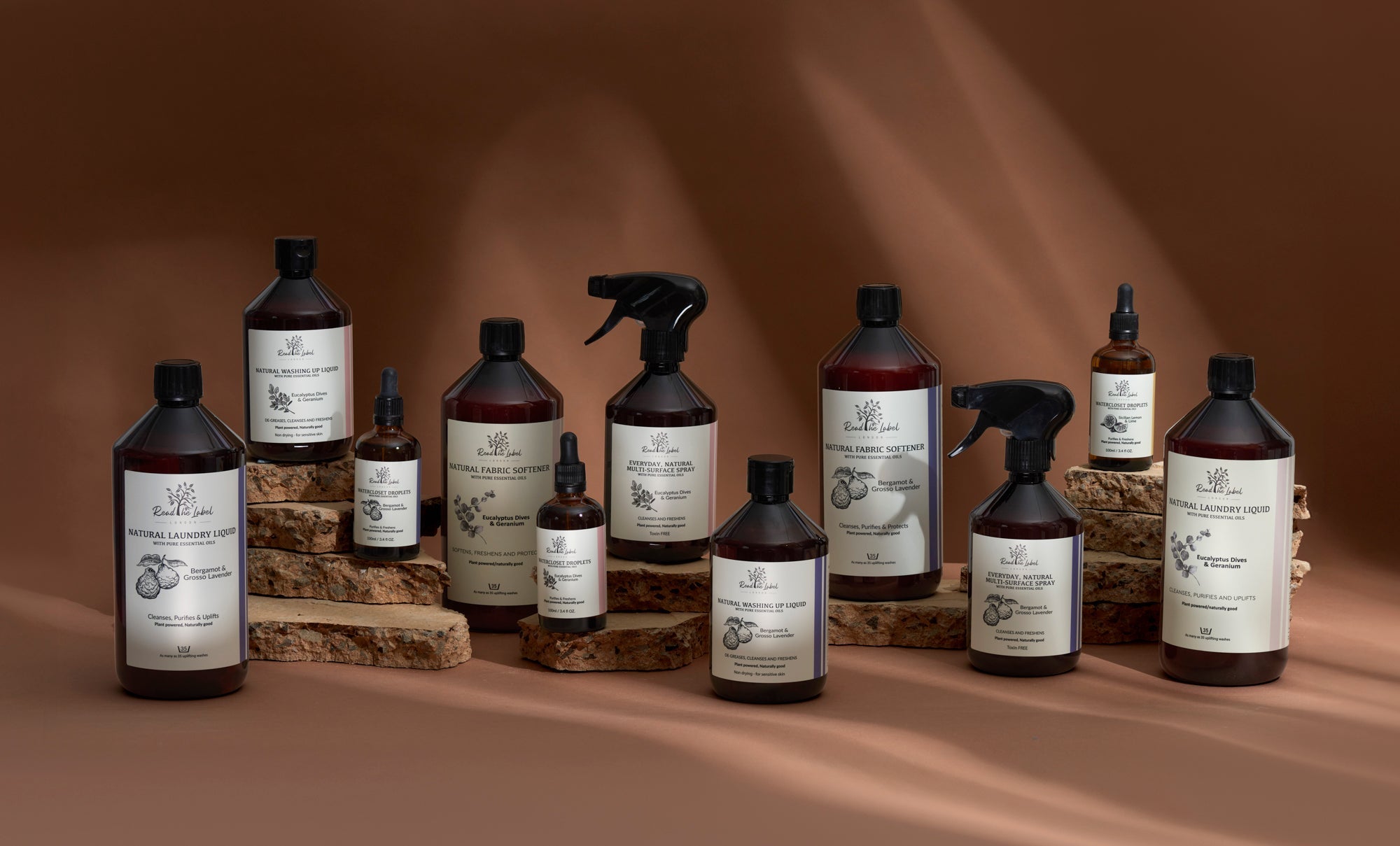 Read The Label London plant-powered eco home cleaning products - hormone-safe laundry and surface cleaners made in the UK at Sostter