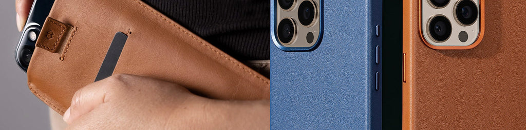 Sohp leather phone cases from independent brands at Sostter