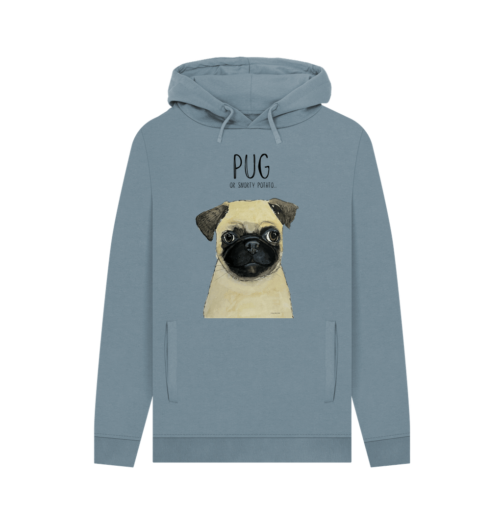 Snorty Potato Men's Hoodie Cozy Funny Pug
