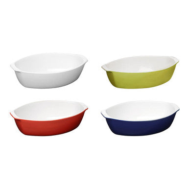 White Stoneware Baking Dish 0.9 Litre