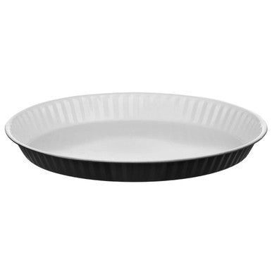 Black Low Flan Dish for Tarts and Pastries