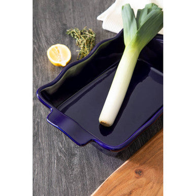 Modern Retro Large Oven Dish in Blue
