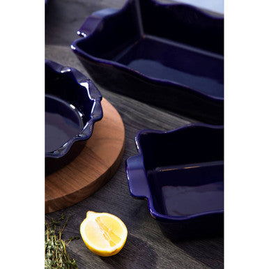Modern Retro Large Oven Dish in Blue