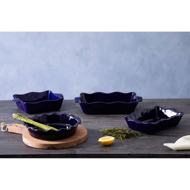 Modern Retro Large Oven Dish in Blue