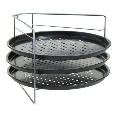 Three Tier Non Stick Pizza Rack