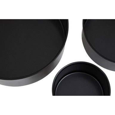 Set of Three Round Cake Tins