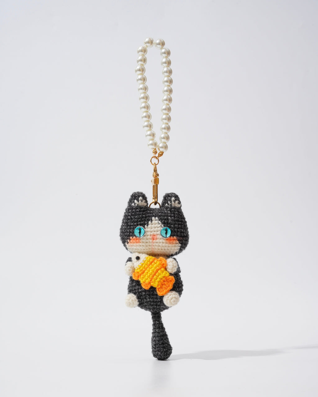 Pancake Cats Handmade Crochet Bag Charms Collection