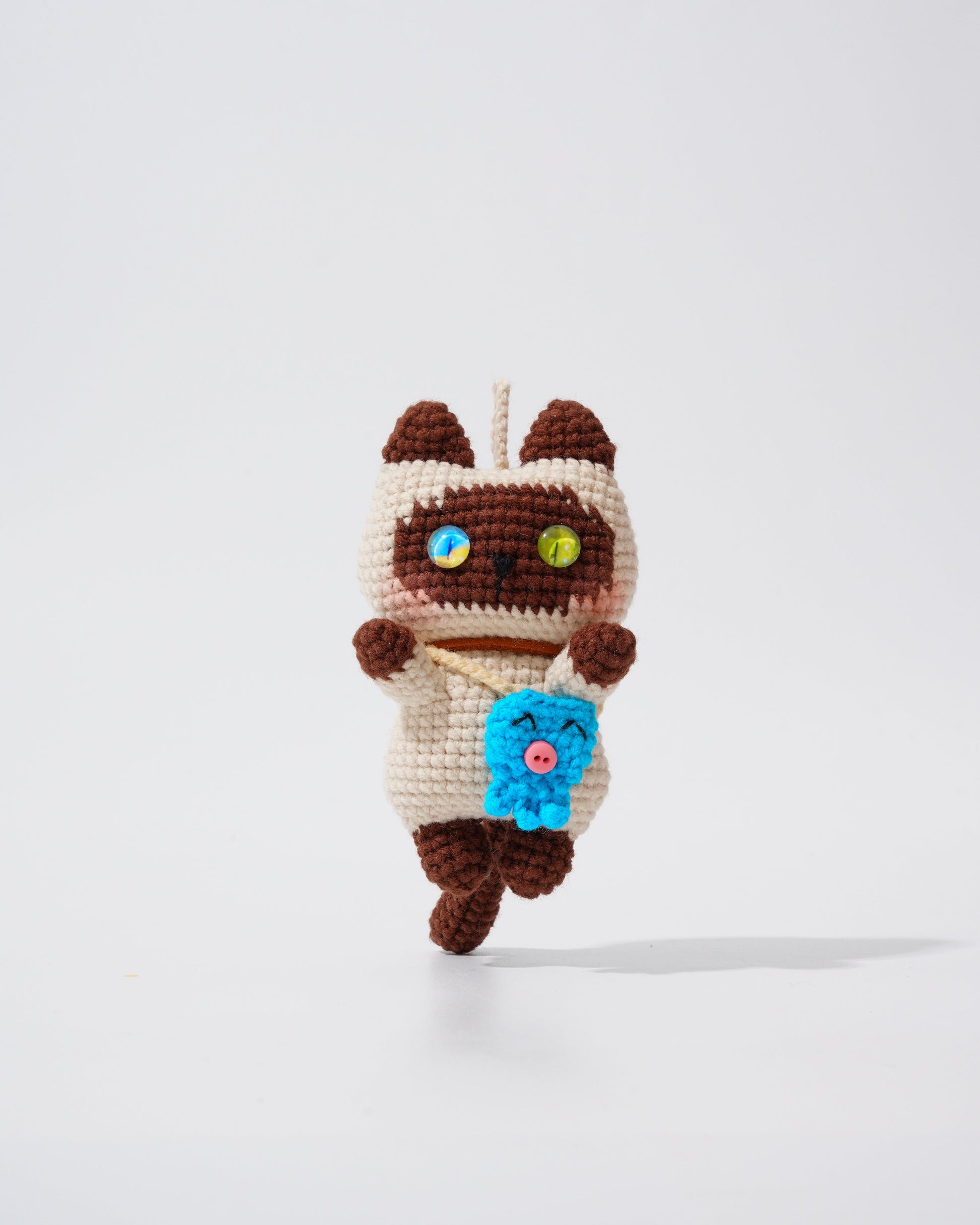 Pancake Cats Handmade Crochet Bag Charms Collection