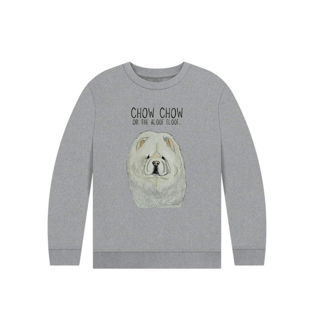 Cream Chow Chow Organic Cotton Kids Sweatshirt