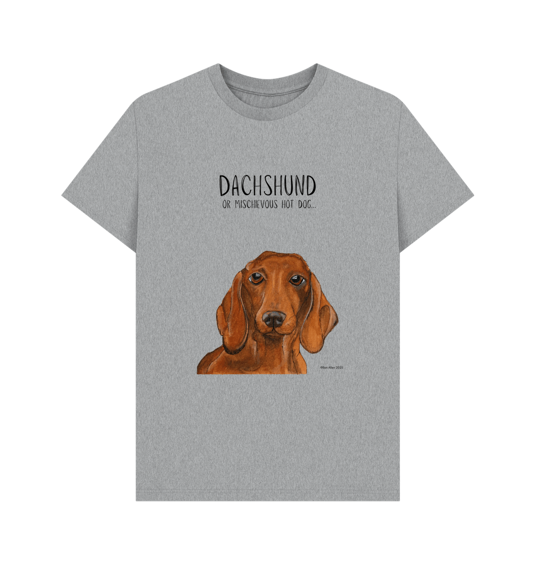 Dachshund Mischievous Hot Dog Energy Tee