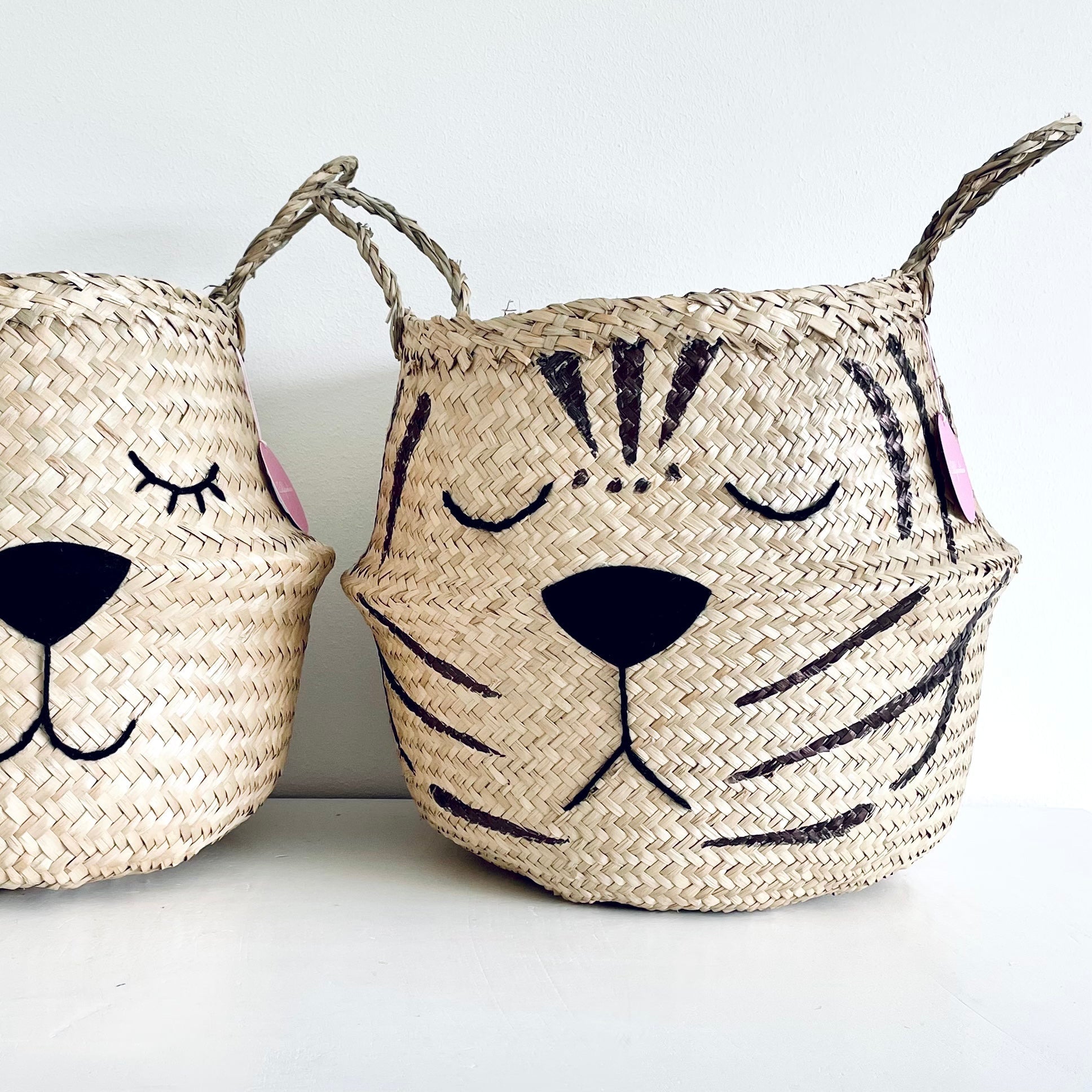 Natural Tiger Basket - Medium