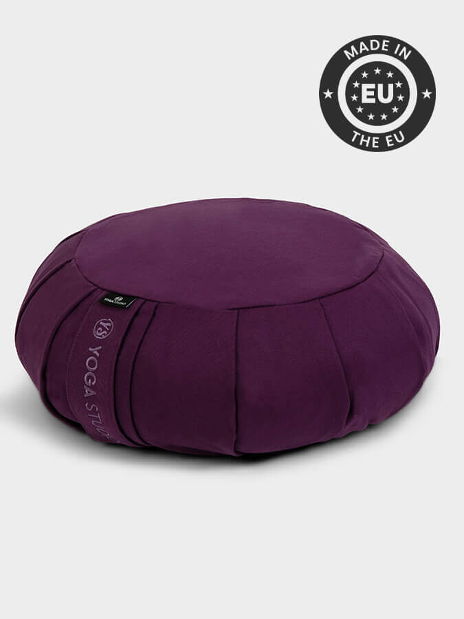 Organic Buckwheat Zafu Round Meditation Cushion