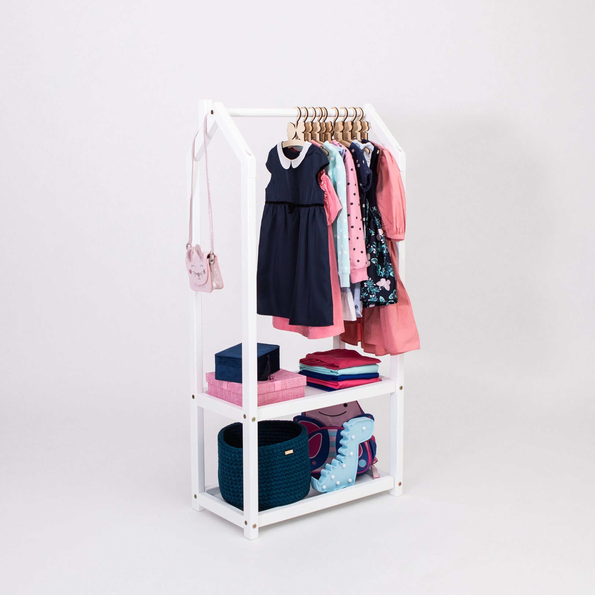 Montessori House Shaped Clothing Rack – Creative & Organizational by Montessori House Bed at www.brixbailey.com