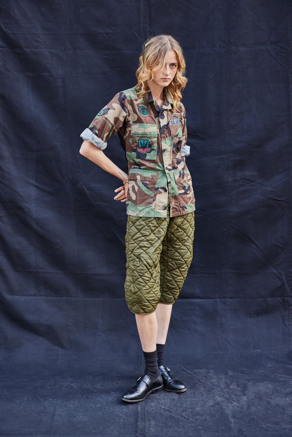 Cropped Quilted Trousers Women's