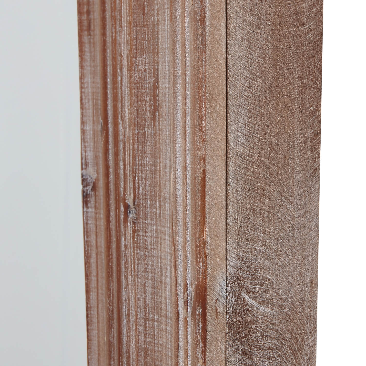 Large rustic wood mirror with weathered brown frame, 200cm tall, perfect for modern or traditional home decor. by RoomLondon at brixbailey.com