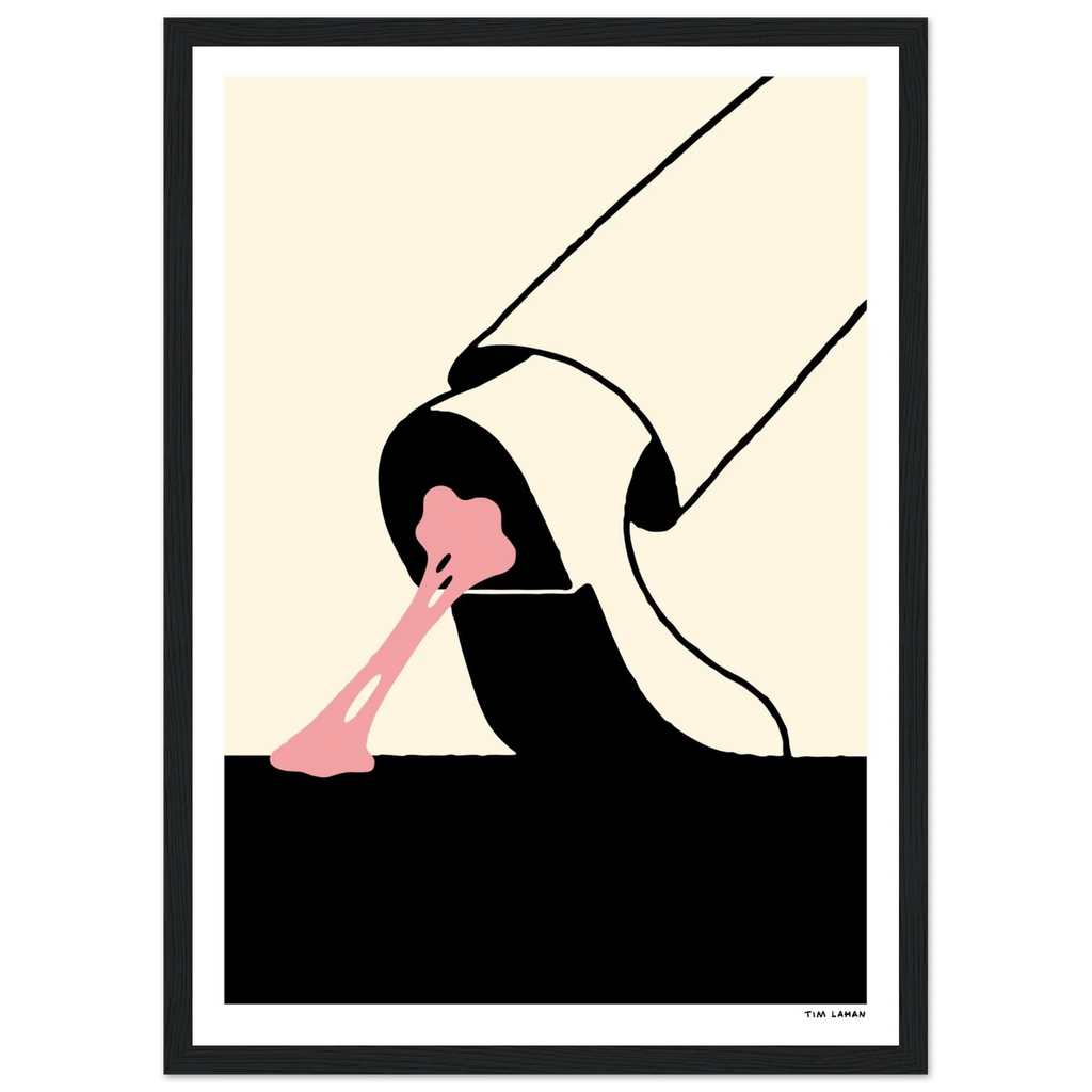 Stuck Framed Print