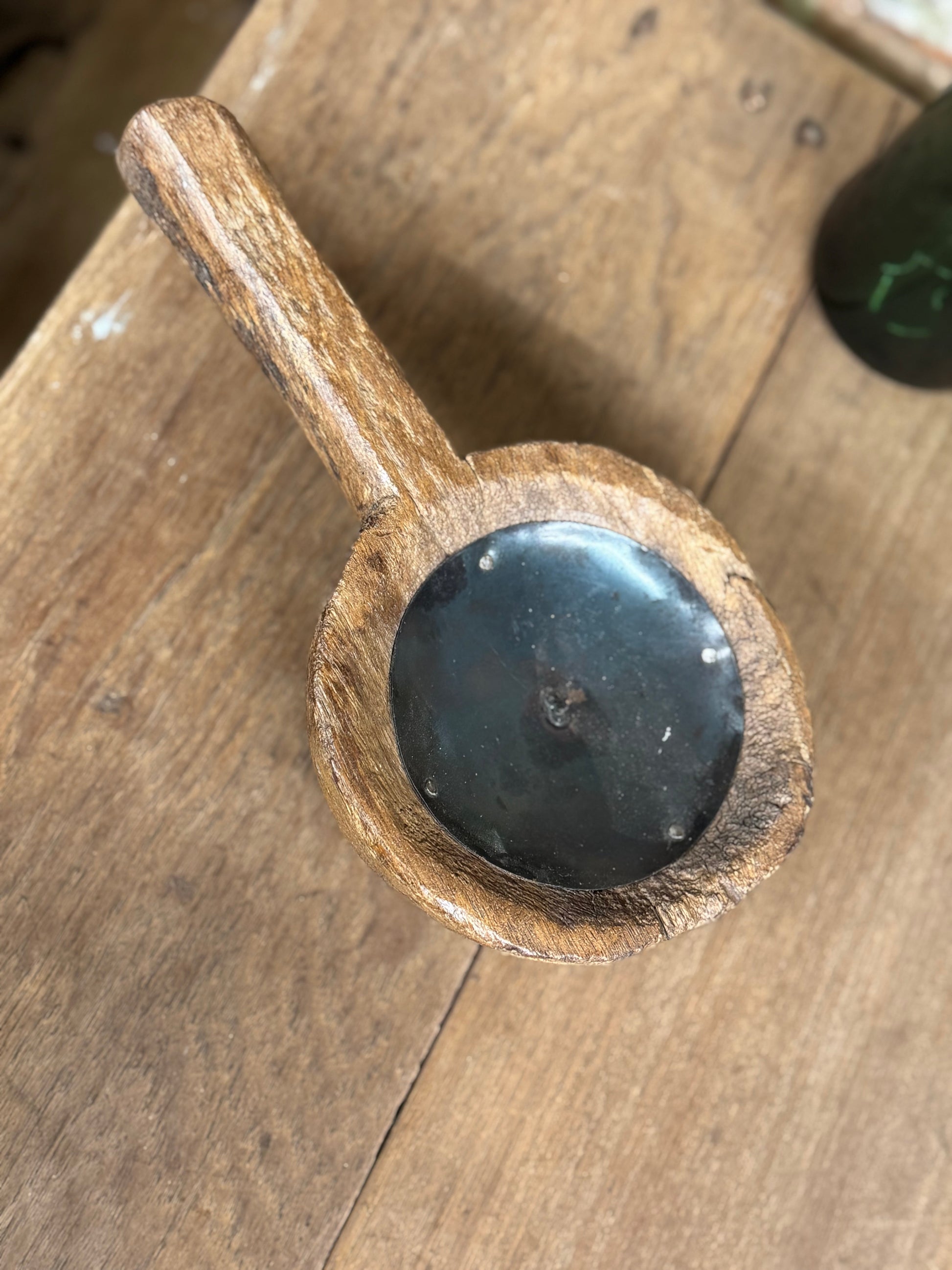 Rustic Wooden Candle Holder Reclaimed Farmhouse Decor