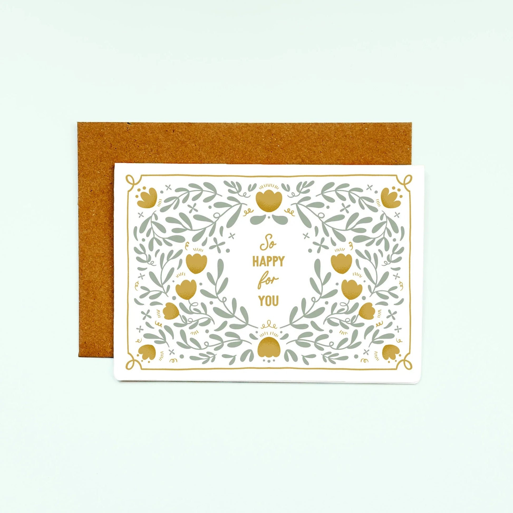 So Happy For You Greeting Card