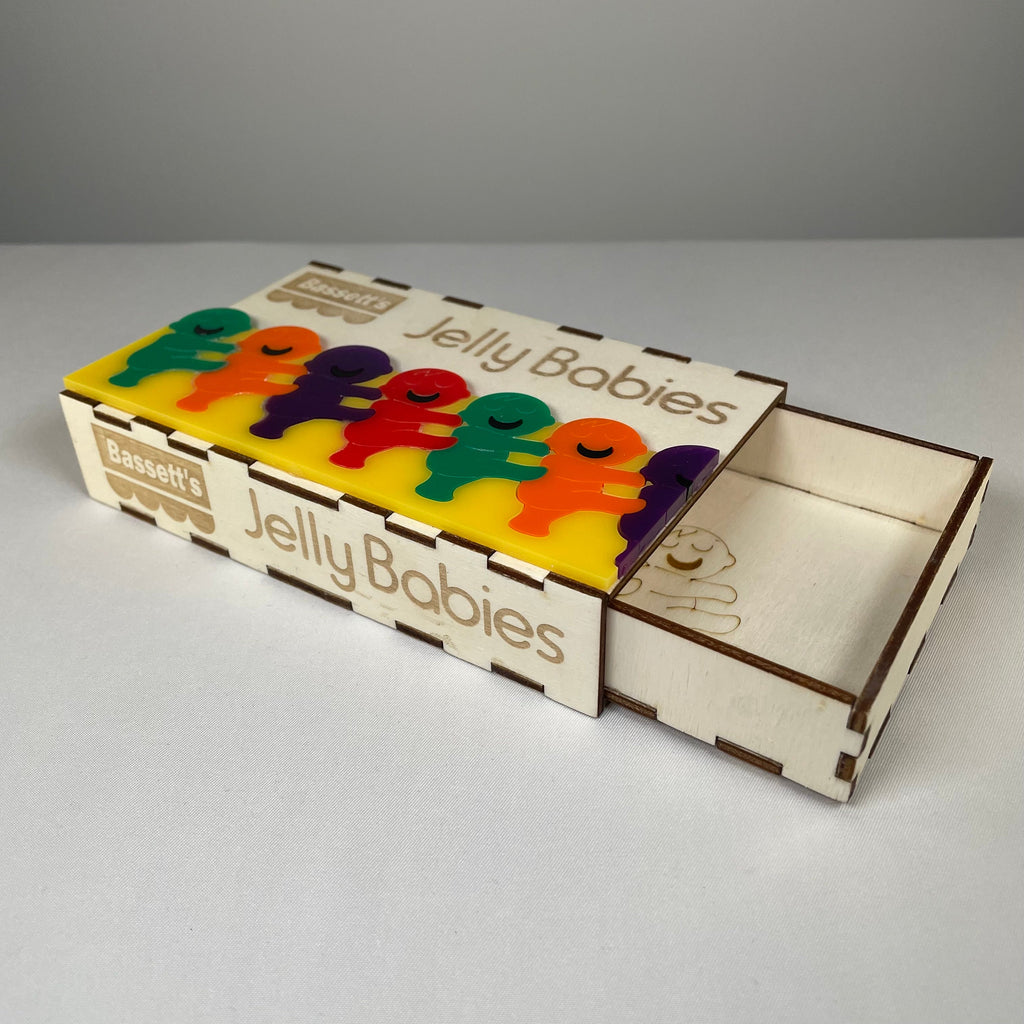 Retro Jelly Babies Storage Box Pre-Built Model