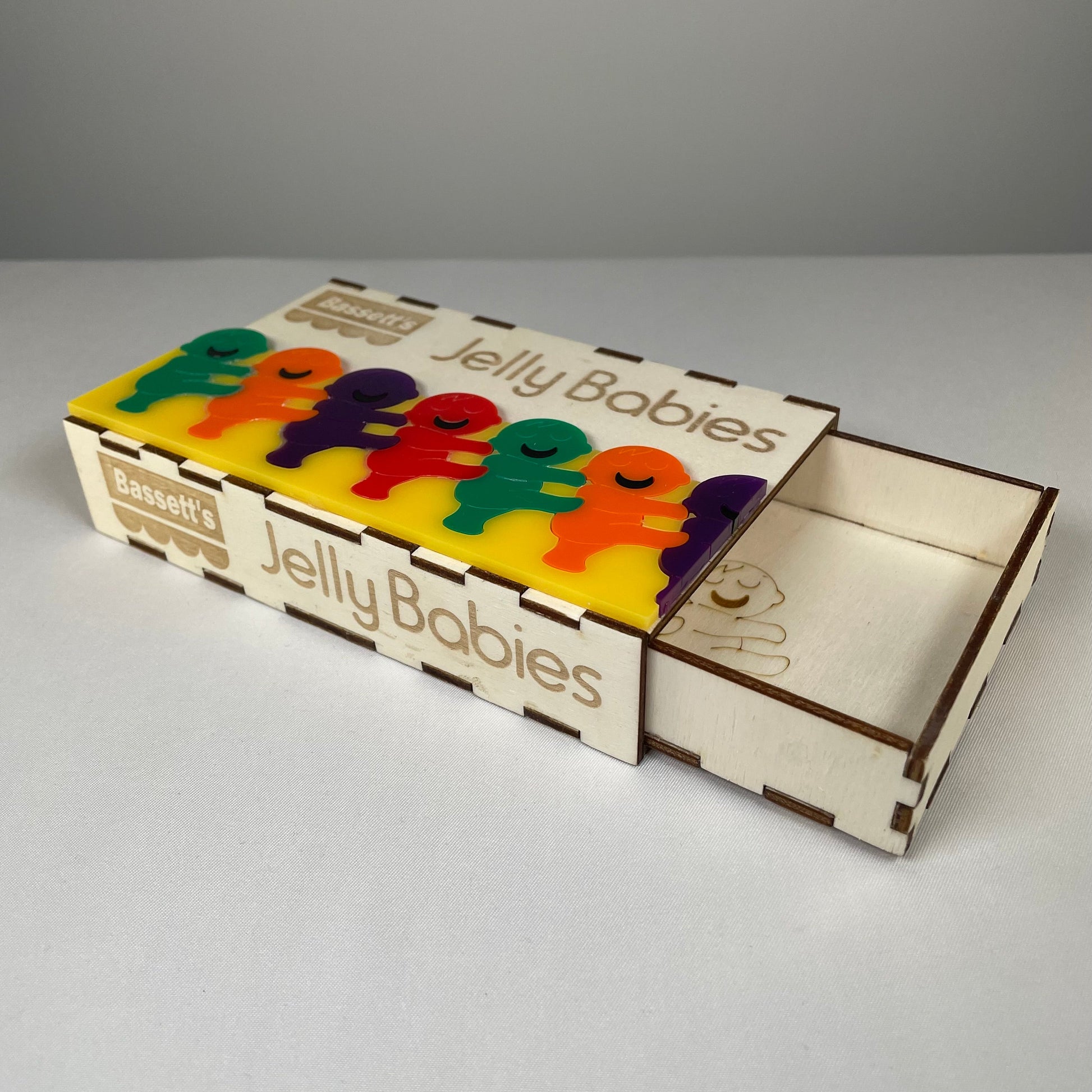 Retro Jelly Babies Storage Box Pre-Built Model