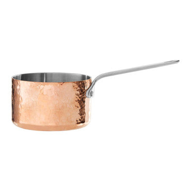 Hammered Copper Finish Mini Milk Pan 10 inch