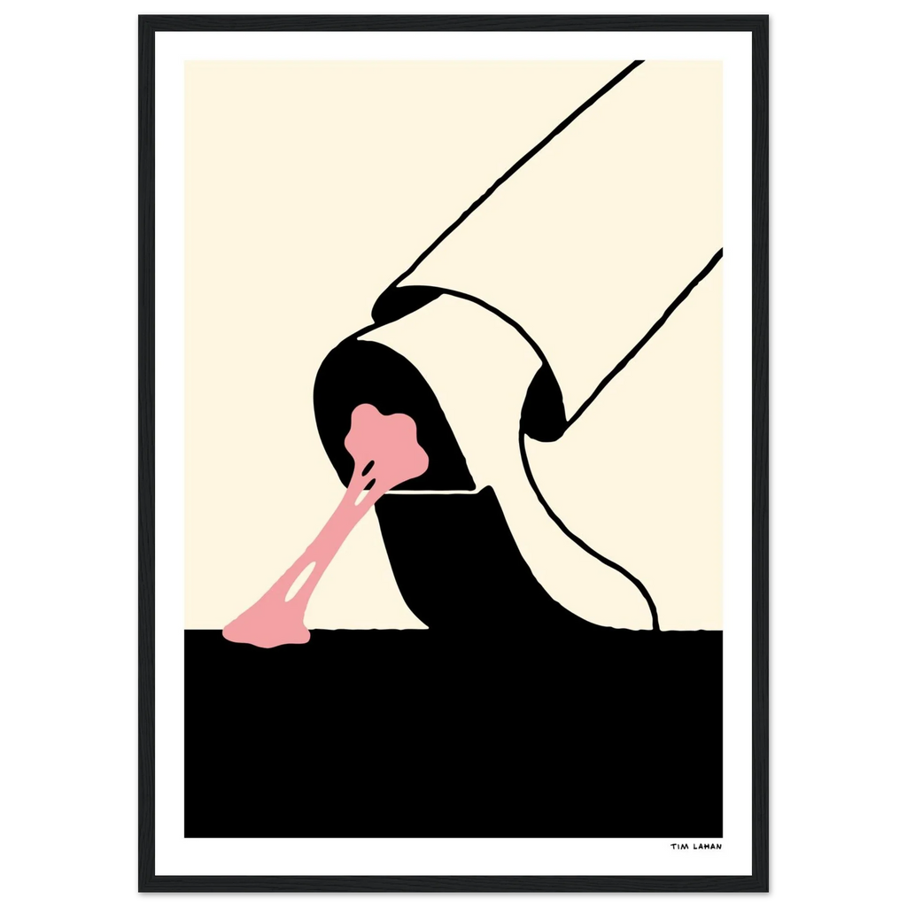 Stuck Framed Print