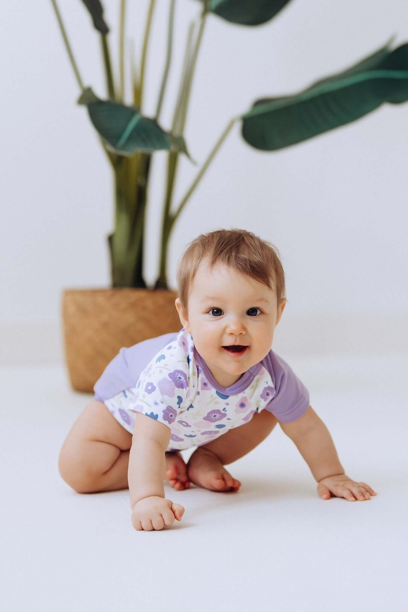 Baby body LUDO - Summer Flowers