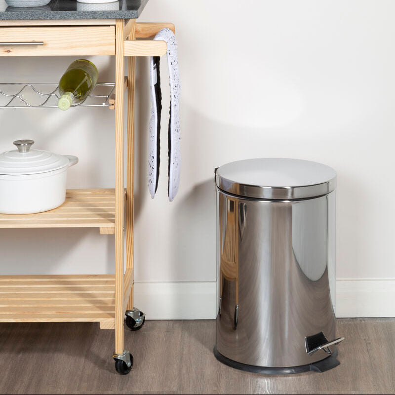 Stainless Steel 20 Litre Pedal Bin