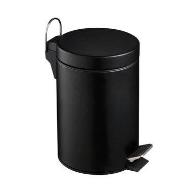 Black 3 Litre Pedal Bin