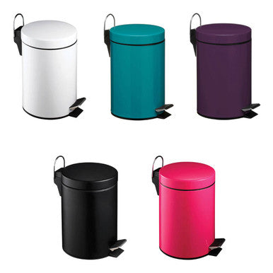 Black 3 Litre Pedal Bin