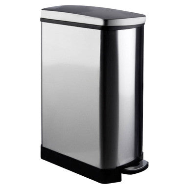 Stainless Steel Rectangular 35 Litre Pedal Bin