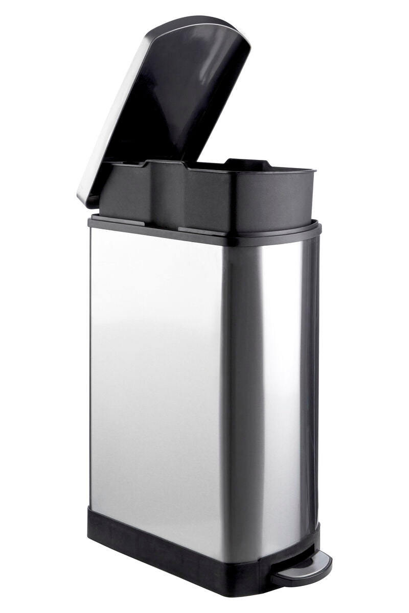 Stainless Steel Rectangular 35 Litre Pedal Bin