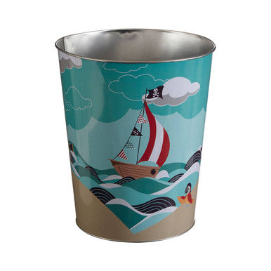 Pirate Waste Bin for Kids