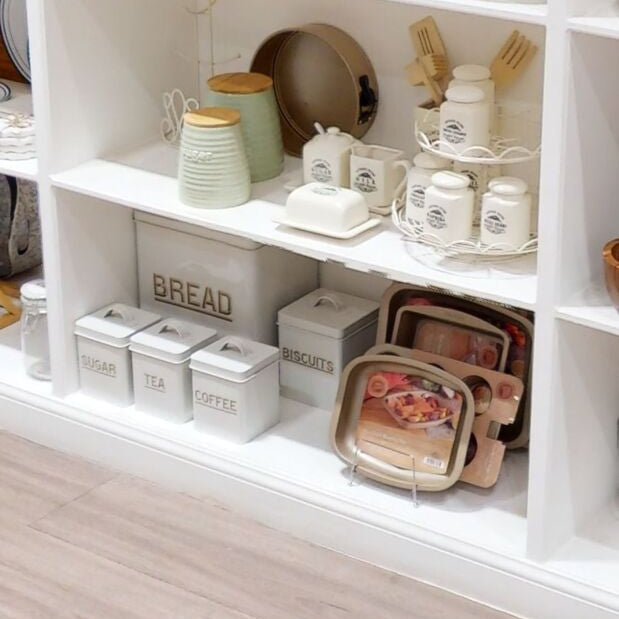 5 Piece Grey Kitchen Storage Set