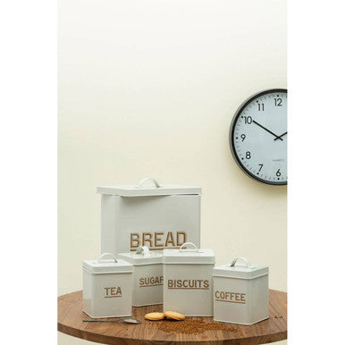 5 Piece Grey Kitchen Storage Set